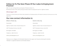 Tablet Screenshot of mi-worklaw.com
